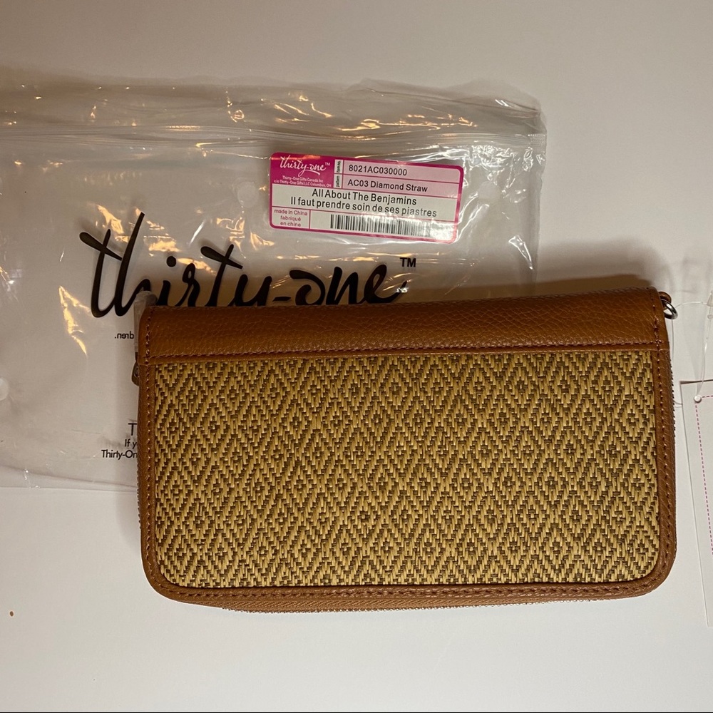 NWT Thirty-One All About the Benjamins Wallet